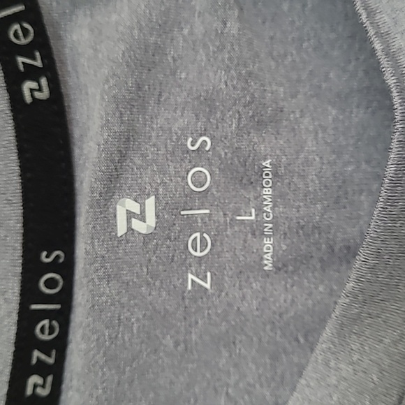 Men's Zelos gray lightweight short sleeve t shirt NWT Size L - Picture 2 of 6